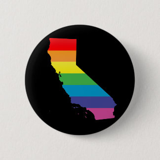 california pride 6 cm round badge