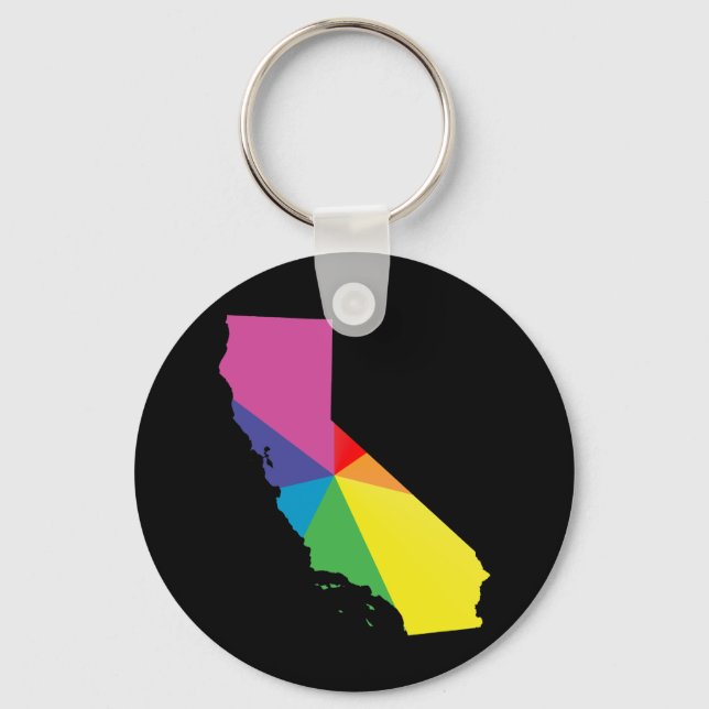 california pride. key ring (Front)