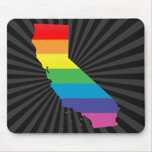 california pride. mouse mat
