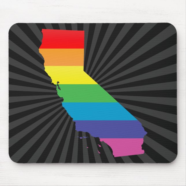 california pride. mouse mat (Front)