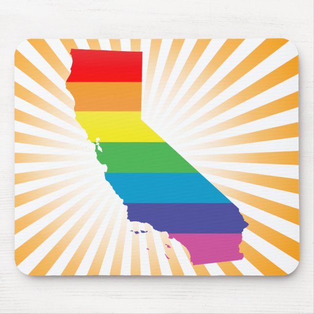 california pride. mouse mat (Front)