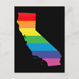 california pride. postcard