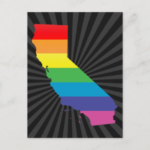 california pride. postcard