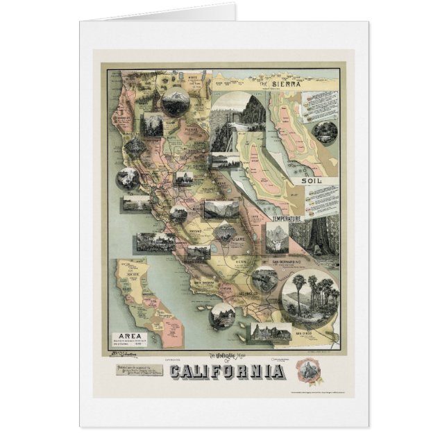 California Products Map 1888 (Front)