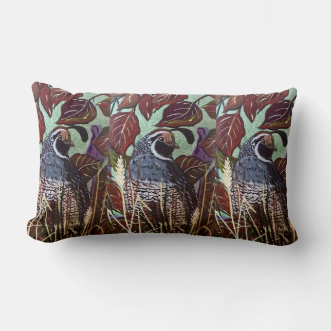 California Quail Pillow 2 (Front)
