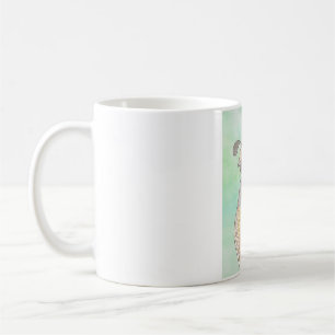 California Quail watercolor bird art Coffee Mug