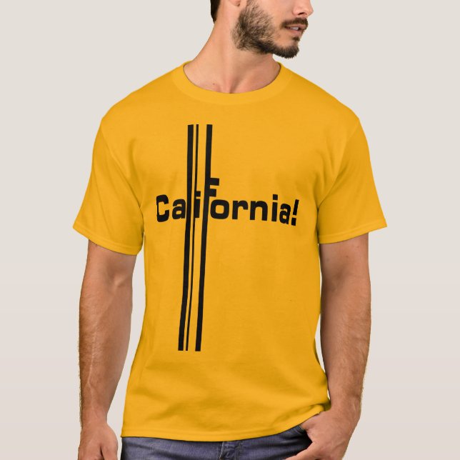 California Racer T-Shirt (Front)