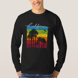 California Rainbow Palm Trees Cali Souvenir T-Shirt