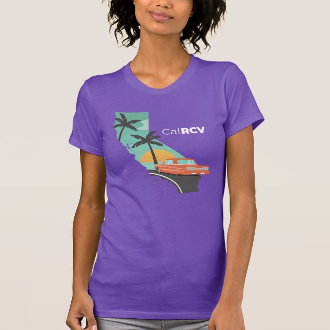 California + Ranked Choice Voting T-Shirt (Front)