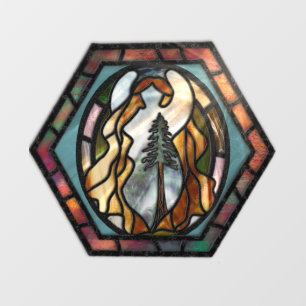 California Redwood Goddess Window Cling