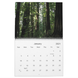 California Redwoods 2012 calendar