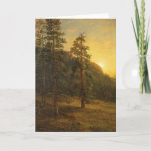 California Redwoods   Albert Bierstadt Card