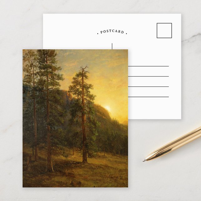 California Redwoods | Albert Bierstadt Postcard (Creator Uploaded)