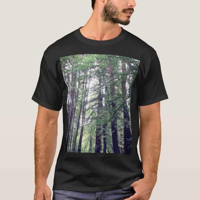 California Redwoods by Mhana from Heaven T-Shirt (Front)