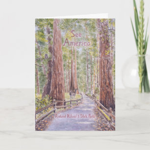 California Redwoods Card