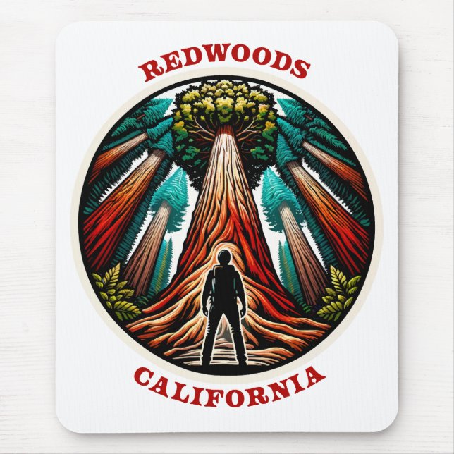 California Redwoods Mouse Mat (Front)