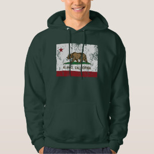 California Republic Alamo Flag Hoodie
