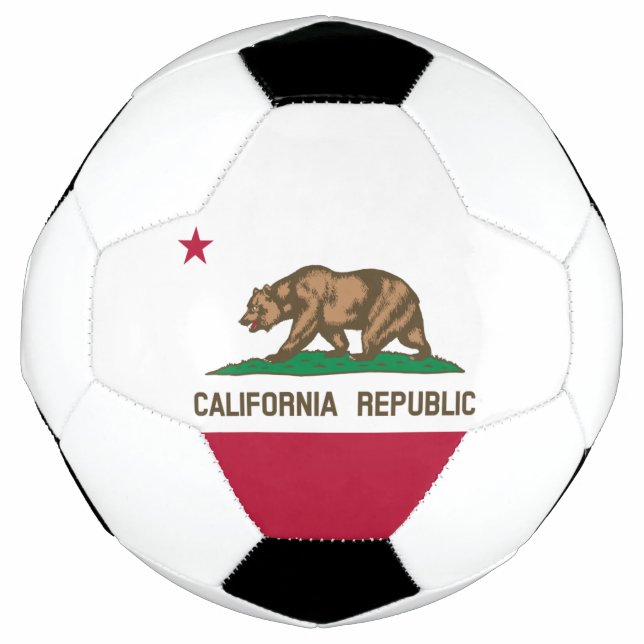 California Republic Bear Flag: Cali Golden State Football (Front)