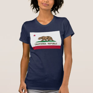 California Republic Bear Flag: Cali Golden State T-Shirt