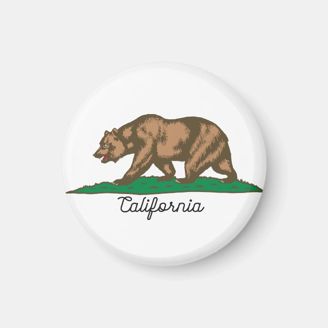 California Republic Bear Magnet (Front)