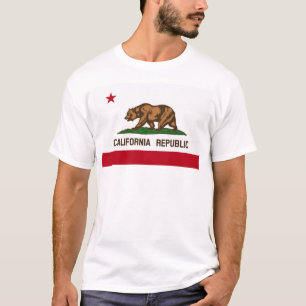 California Republic Bear State Flag T-Shirt