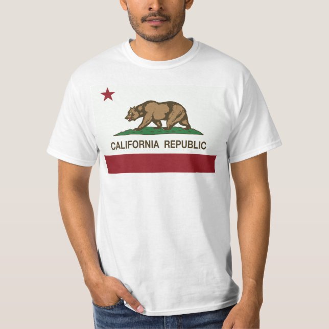California Republic bear trendy shirt (Front)