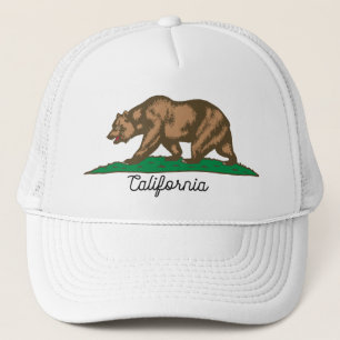 California Republic Bear Trucker Hat