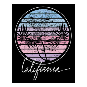 California Republic Cali Flag Socal Norcal Cencal Poster