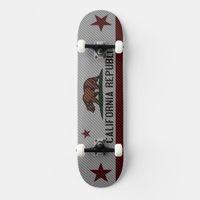California Republic Carbon Fibre Skateboard Deck (Front)