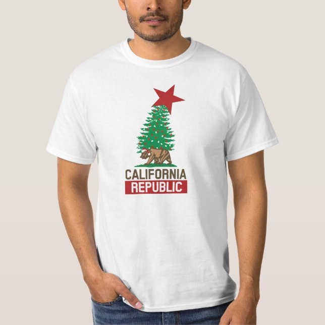 California Republic Celebration for the Holidays T-Shirt (Front)