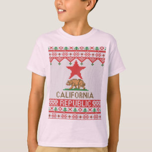 California Republic Christmas Ugly Sweater Style