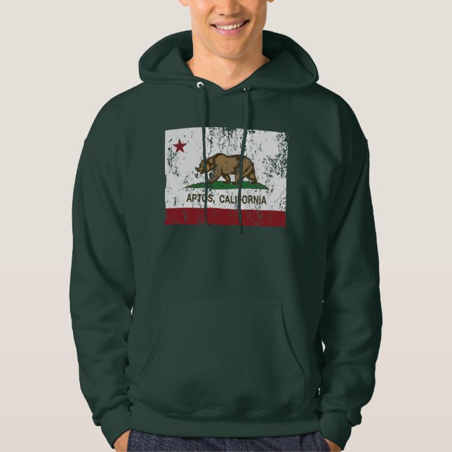 California REpublic Flag Aptos Hoodie (Front)