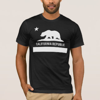 California Republic Flag - Black T-Shirt