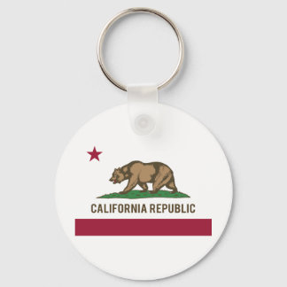 California Republic Flag - Colour Key Ring