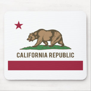 California Republic Flag - Colour Mouse Mat