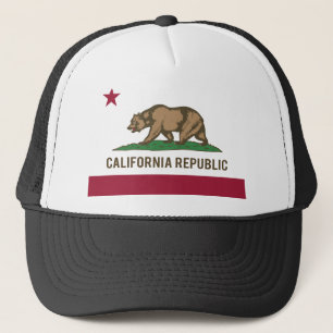 California Republic Flag - Colour Trucker Hat