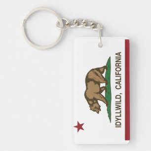 California Republic Flag Idyllwild Key Ring