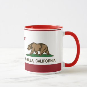 California Republic Flag La Jolla Mug
