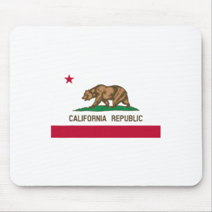 California Republic Flag Patriotic State Travel Us Mouse Mat