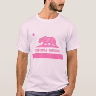 California Republic Flag (Pink) T-Shirt