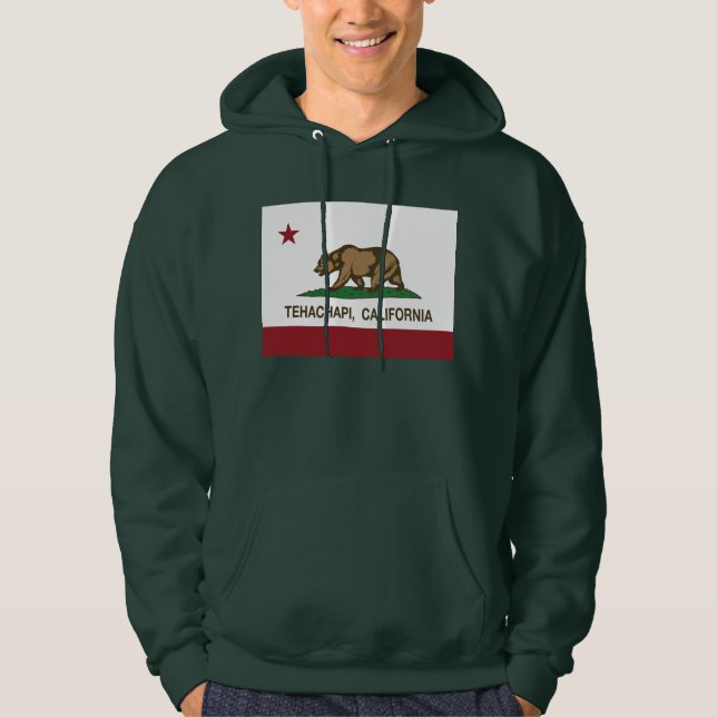 California Republic FlagTehachapi Hoodie (Front)
