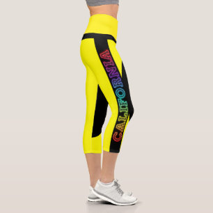 California Republic Grizzly Bear and Star Leggings