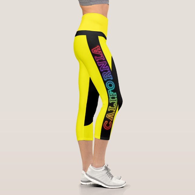 California Republic Grizzly Bear and Star Leggings (Right)