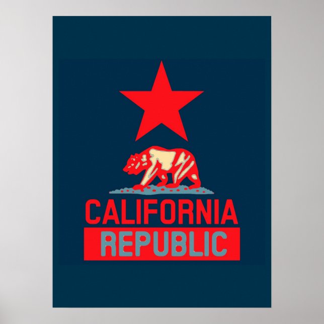 California  Republic Hope Poster (Front)