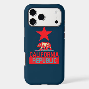 California Republic in Red and Blue Style Decor