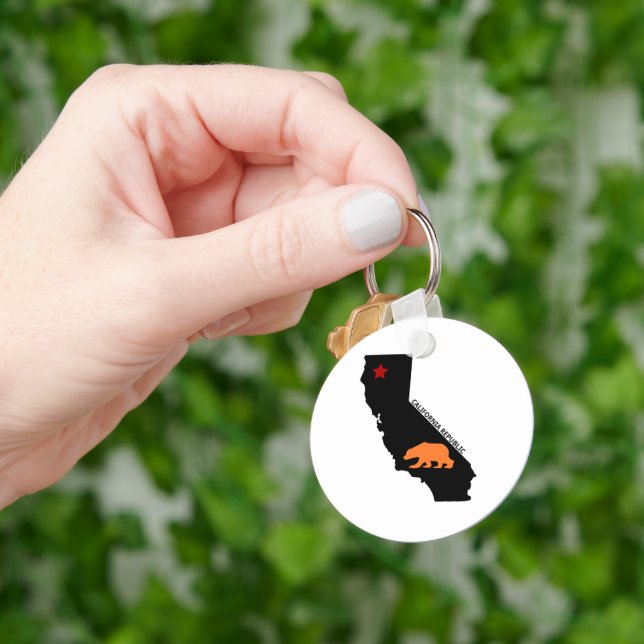 California republic key ring (Hand)