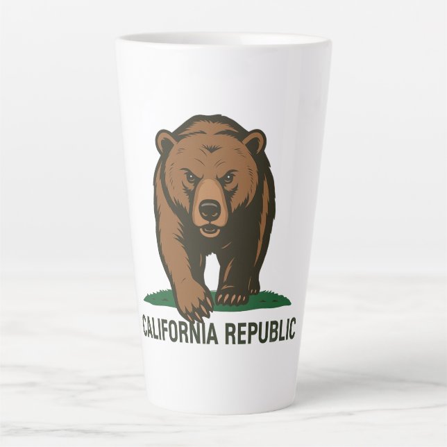 California Republic  Latte Mug (Front)