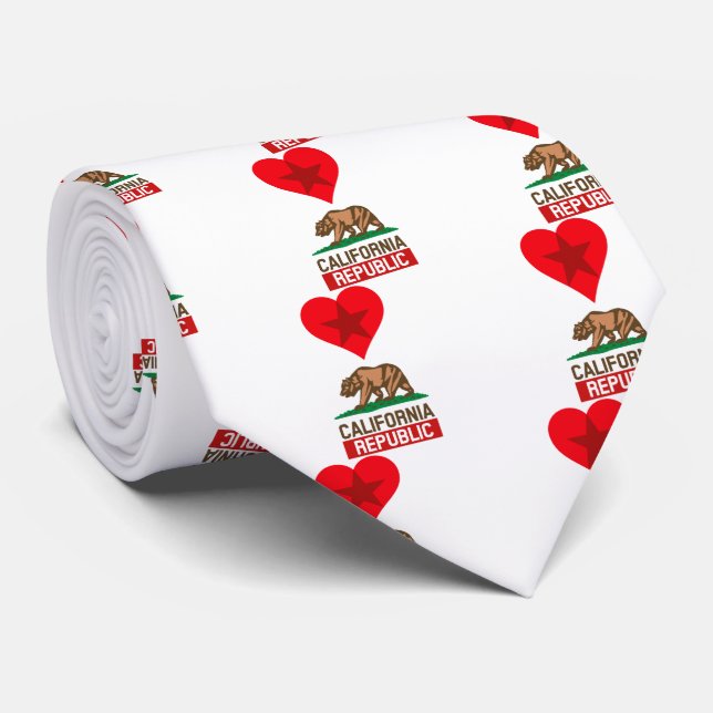 California Republic Love Tie (Rolled)