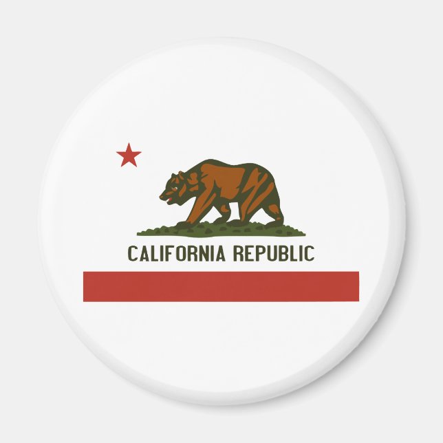 California Republic Magnet (Front)