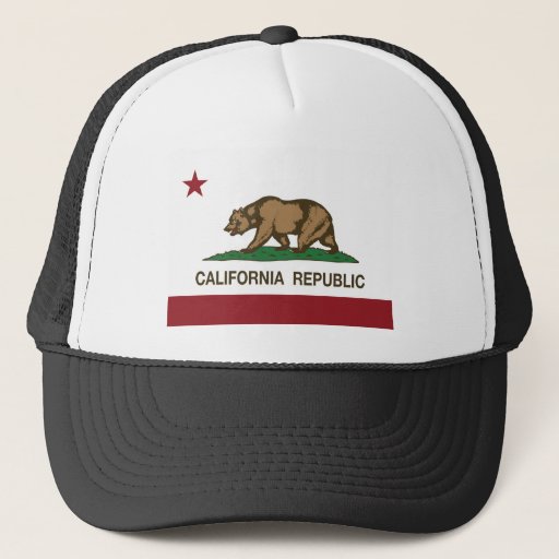 Image of California Republic Official State Flag Trucker Hat
